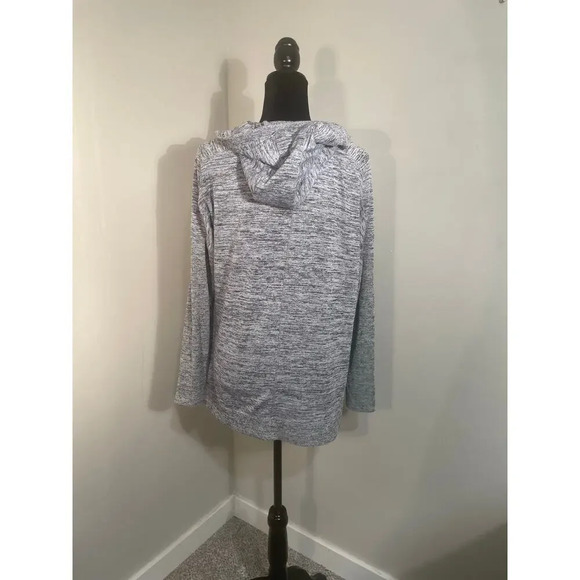 Athleta Heathered‎ Gray Open Front Cardigan - Picture 8 of 12